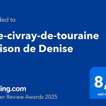 Gite-Civray-De-Touraine Maison De Denise Esterno foto